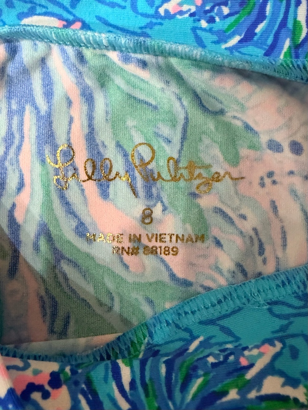 Girls' Lilly Pulitzer Long-Sleeve Rash Guard Swim Set - Picture 3 of 3